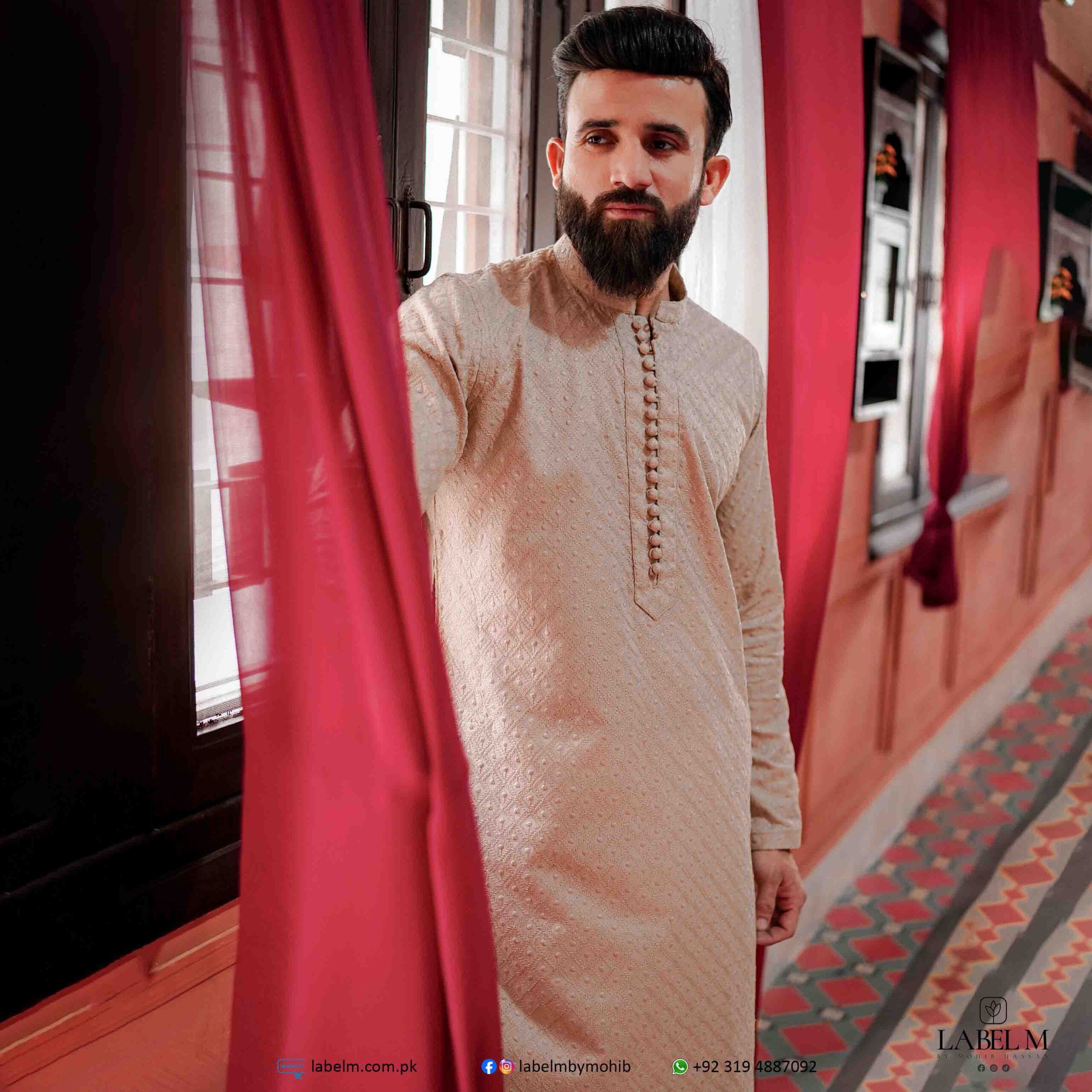 Quick Sand Chikankari Kurta - Image 2